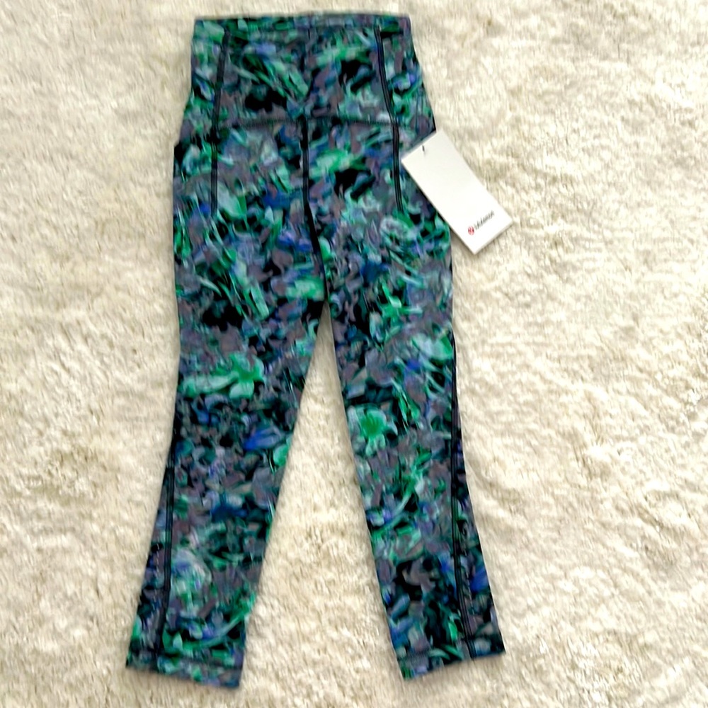 green children's sports pants 6 / 7T new